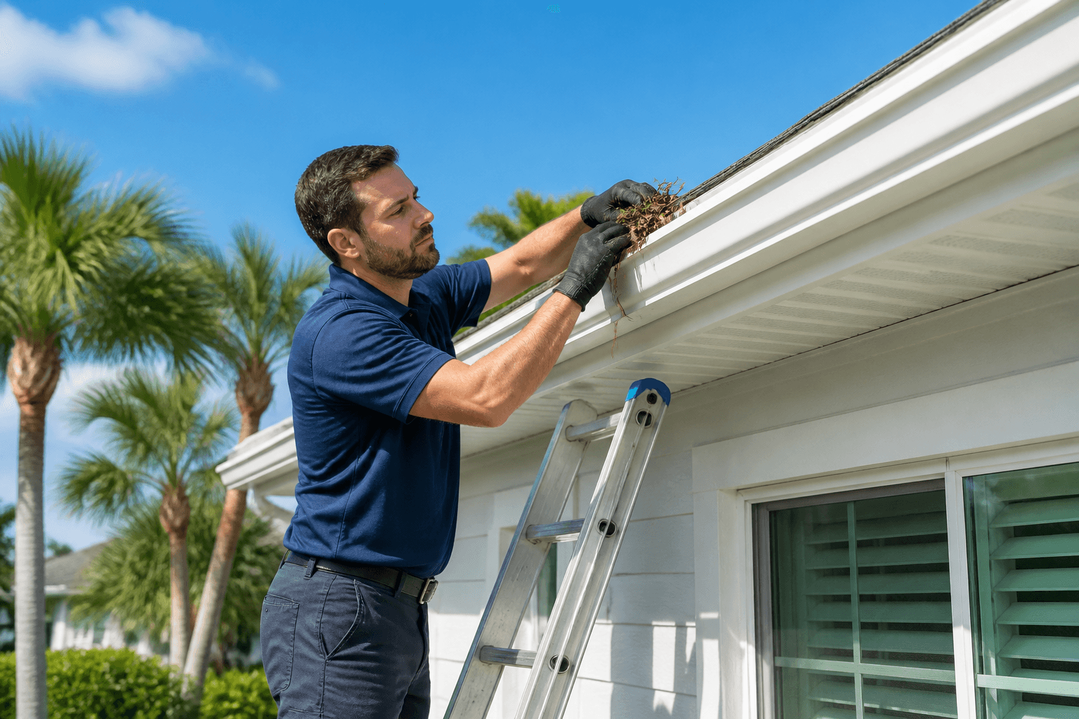 Generic gutter cleaning placeholder image